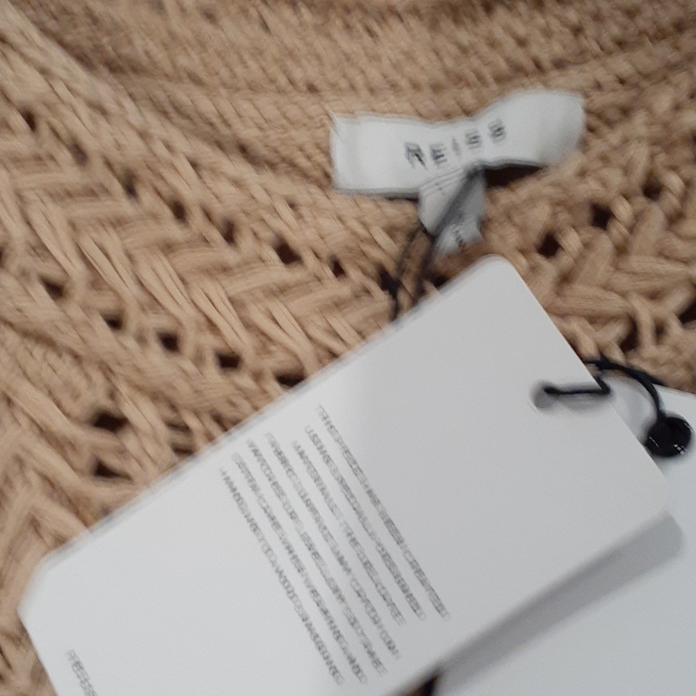 Reiss Silive open-knit cotton jumper - Picture 6 of 11